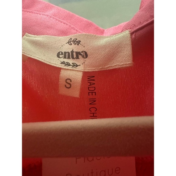 Entro Women’s Pink Barbie Fit & Flare Dress Small - Picture 3 of 5